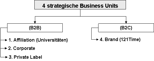 Abb. 1.1: Vier strategische Business Units von Factory121
