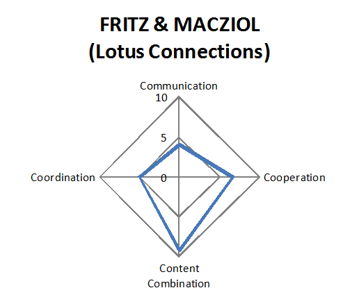 Abb. 5: Funktionsprofil FRITZ & MACZIOL (Lotus Connections)