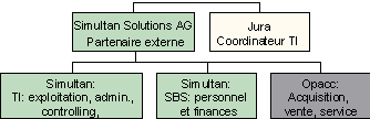 Figure 4.2: Organisation de l'outsourcing en matière de TI