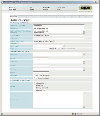 Abbildung 4.1 Customer Complaint Abbildung 4.1 Customer Complaint