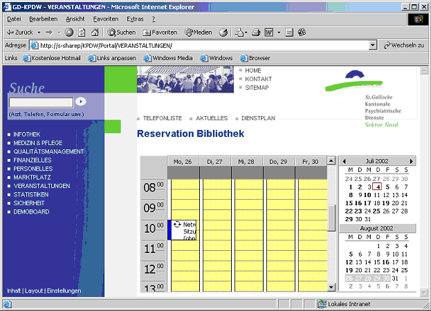 Abbildung 6: Optimierter Webpart Abbildung 6: Optimierter Webpart