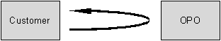 Fig. 1.2: Information processes at OPO in E-Business