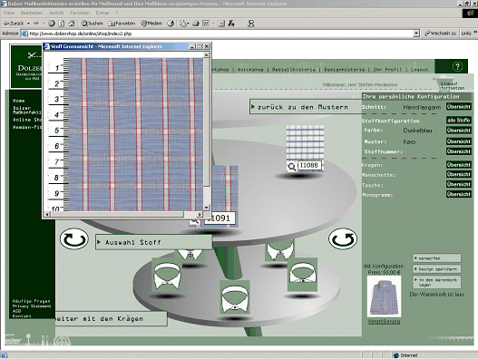 Abb. 2: Auswahl-Ellipse und Detailansicht einer Option