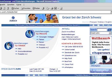 Abbildung 2: Website nach Phase 5 Abbildung 2: Website nach Phase 5