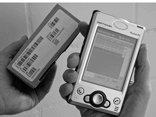 Abbildung 4: Mobiles Endgerät der Sixmadun Aussendiensttechniker Abbildung 4: Mobiles Endgerät der Sixmadun Aussendiensttechniker
