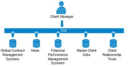 Abb. 1: Zentrales Client Information System Abb. 1: Zentrales Client Information System