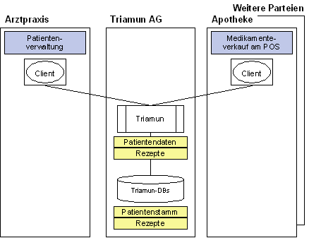 Abb.3.1: Integration in der Triamun-Lösung Abb.3.1: Integration in der Triamun-Lösung
